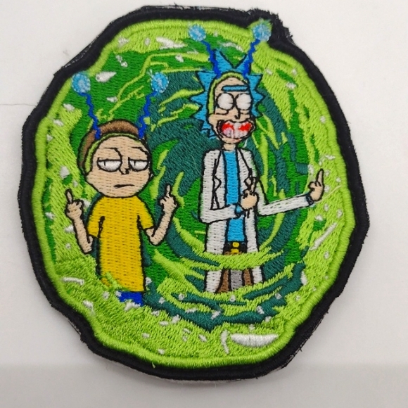 Organized Hustle Accessories Rick And Morty Velcro Patch Poshmark